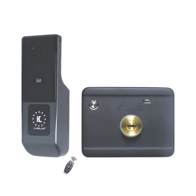 Khóa cổng vân tay 1 chiều Kassler KL-579 Grey app remote