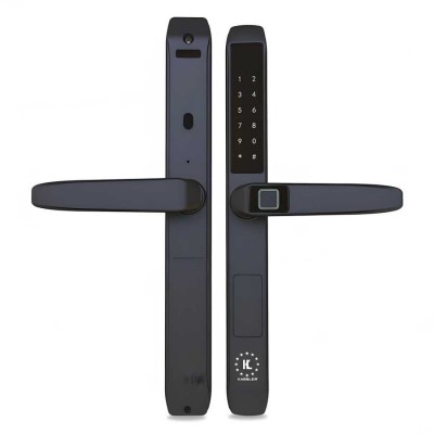 Khóa cửa nhôm Kassler KL-599TD Black App TTlock, Remote