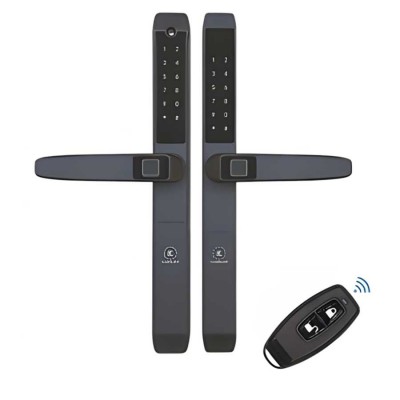 Khóa cửa nhôm Kassler KL-599TD Plus Black App TTlock, Remote