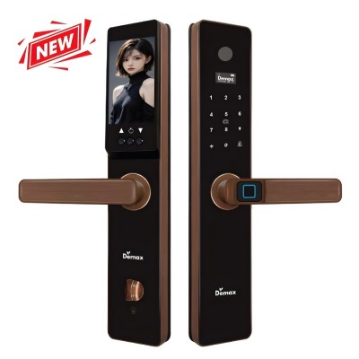 Khoá cửa vân tay Demax EL-C626 AC App wifi, chuông màn hình Của Đức