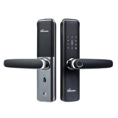 Khoá cửa vân tay Demax EL268 GS màu xám