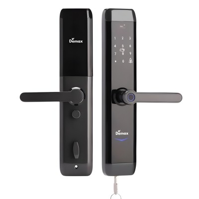 Khóa cửa vân tay Demax SL768 BN- MÀU ĐEN - Của Đức
