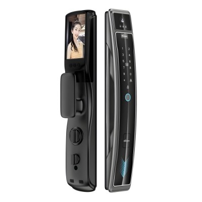 Khoá cửa vân tay Demax SL818 MG App wifi, Chuông màn hình cửa Đức