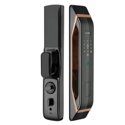 Khóa điện tử Hubert Cửa Gỗ HB CG68 Copper