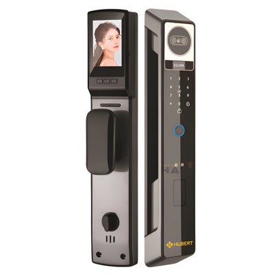 Khóa điện tử Hubert Cửa Gỗ HB CG69VF Black