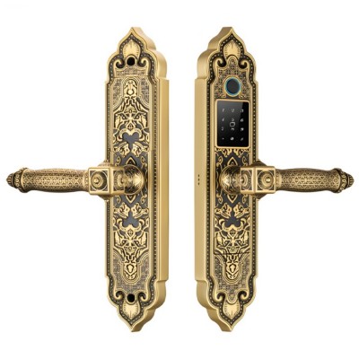 Khóa tân cổ điển vân tay Kassler KL-919 Pro Copper