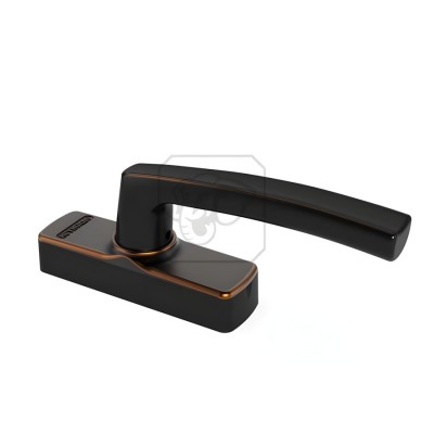 Khóa Tay Nắm Cửa Sổ Đa Điểm Huy Hoàng APEX68 Mạ Đồng Đen