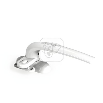 Khóa tay nắm cửa sổ Huy Hoàng AP01 hệ 55 Sơn trắng