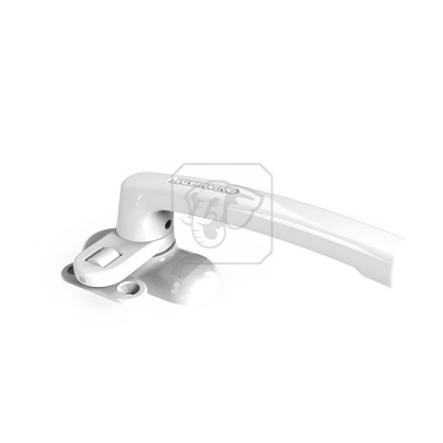 Khóa tay nắm cửa sổ Huy Hoàng AP02 hệ 55 Sơn trắng