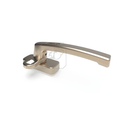 Khóa tay nắm cửa sổ Huy Hoàng AP03 hệ 55 điện zi Champagne