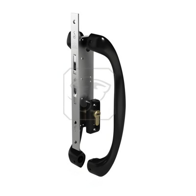 Khóa tay nắm cửa trượt Huy Hoàng AP 02 sơn đen