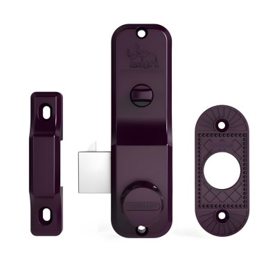 Khóa Tay Nắm Cửa Trượt Huy Hoàng B52 Sơn Tím