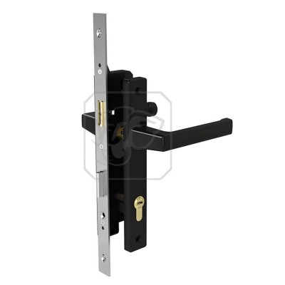 Khóa Tay Nắm Đơn Điểm Huy Hoàng AP 80 Sơn Đen