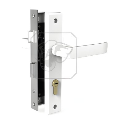 Khóa Tay Nắm Huy Hoàng EX 70-44-10 Sơn Trắng