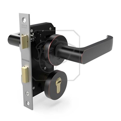 Khóa Tay nắm phân thể HeleH SS 5810 mạ đồng đen