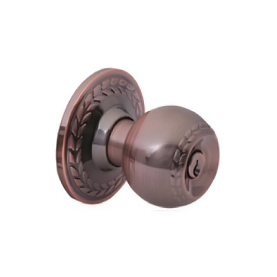 Khóa Tay Nắm Tròn Yale VEM5242 US11 Đồng Đỏ Cửa Phòng Vệ Sinh