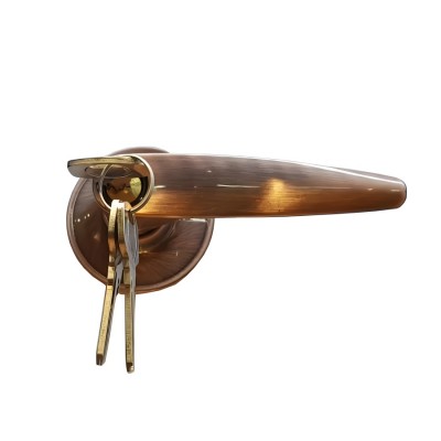 Khóa Tròn Gạt Yale VL6537 US11 Đồng Đỏ Cửa Phòng