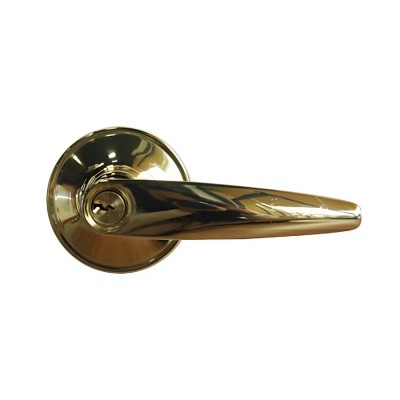 Khóa Tròn Gạt Yale VL6537 US3 Vàng Đồng Cửa Phòng