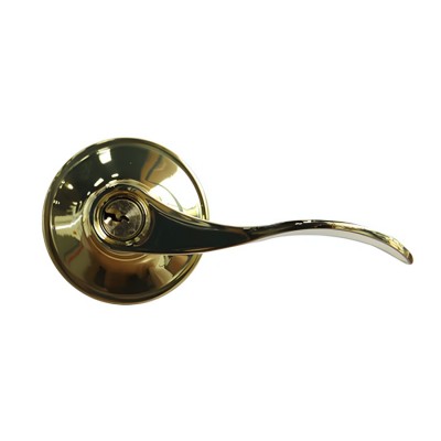 Khóa Tròn Gạt Yale VL6547 US3 Vàng Đồng Cửa Phòng