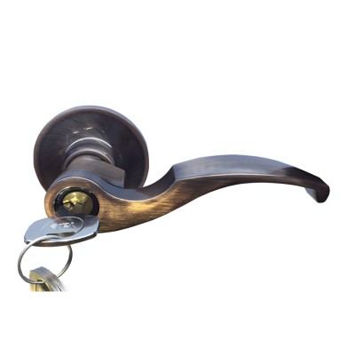 Khóa Tròn Gạt Yale VL6557 US11 Đồng Đỏ Cửa Phòng