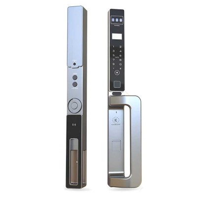 Khoá vân tay cửa nhôm Kassler KL-599 CNC 01 Grey App