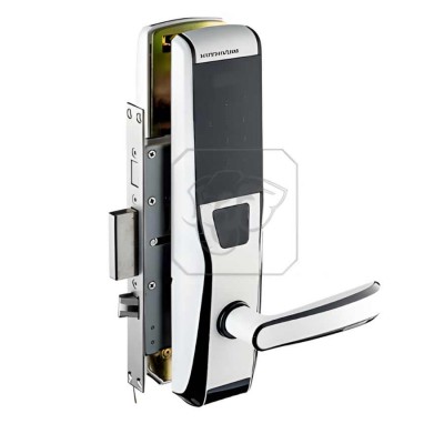 Khóa điện tử vân tay Huy Hoàng  06 trắng sứ