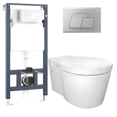 Bồn Cầu COTTO SC198817(F) Treo Tường Thoát Ngang