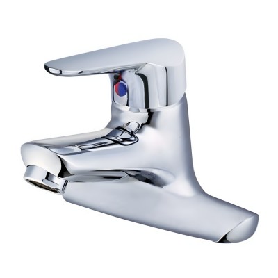 Vòi Lavabo Caesar B122CU Nóng Lạnh Kèm Xả Nhấn 3 Lỗ