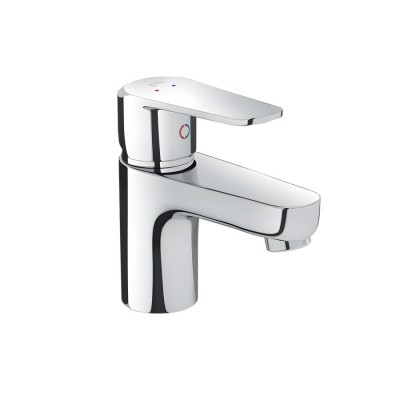 Vòi Lavabo Inax LFV-2012S-R (LFV2012S) Nóng Lạnh Kèm Trụ Xả Lật