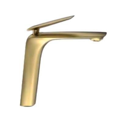 Vòi Lavabo Nóng Lạnh Viglacera P.52.327 Platinum Màu Vàng Đồng Thân Cao