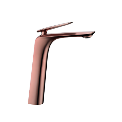 Vòi Lavabo Nóng Lạnh Viglacera P.52.328 Platinum Màu Đồng Đỏ Thân Cao